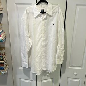 Brooks Brothers white mens button down 3XL